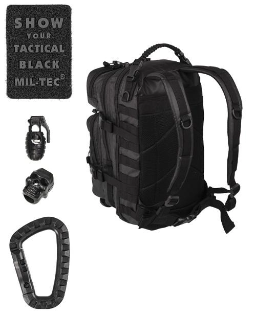 Mil-Tec Tactical Assault Pack reppu 20L - musta