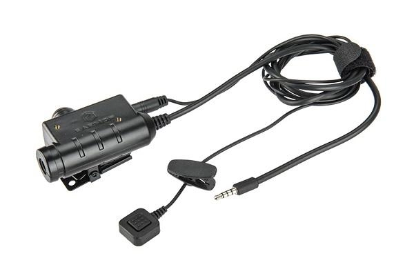 Earmor Mil Adapter PTT (Military Standard plug), Motorola 1-piikkinen