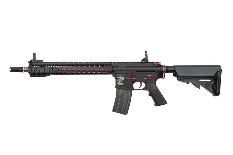 Specna Arms M4 Keymod 12" SA-B14 ONE, metallinen, Red Edition
