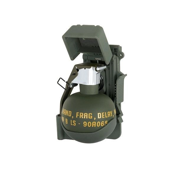 TMC Grenade Trigger Pouch w/ M67 replika, vihreä