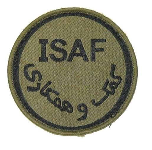 GB ISAF velkromerkki, vihreä