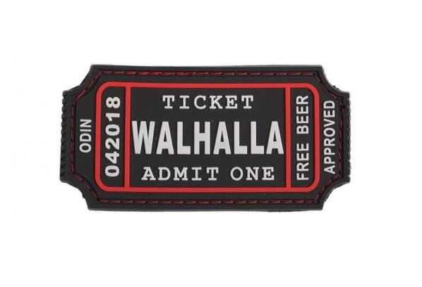 JTG Walhalla Ticket 3D velcromerkki - värillinen