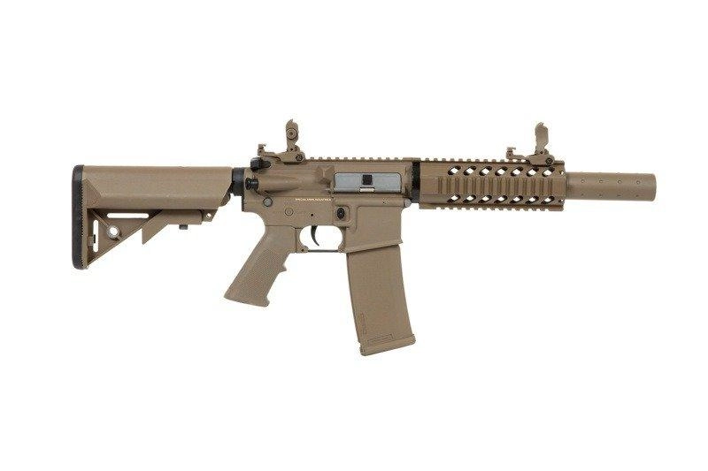 Specna Arms M4 CQBR RAS vaimentimella RRA SA-C11 CORE , hiekka