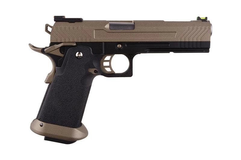 AW Custom HX1103 GBB pistooli, metallinen - ruskea/musta
