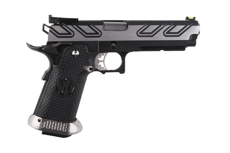 AW Custom HX2301 GBB pistooli, metallinen - musta