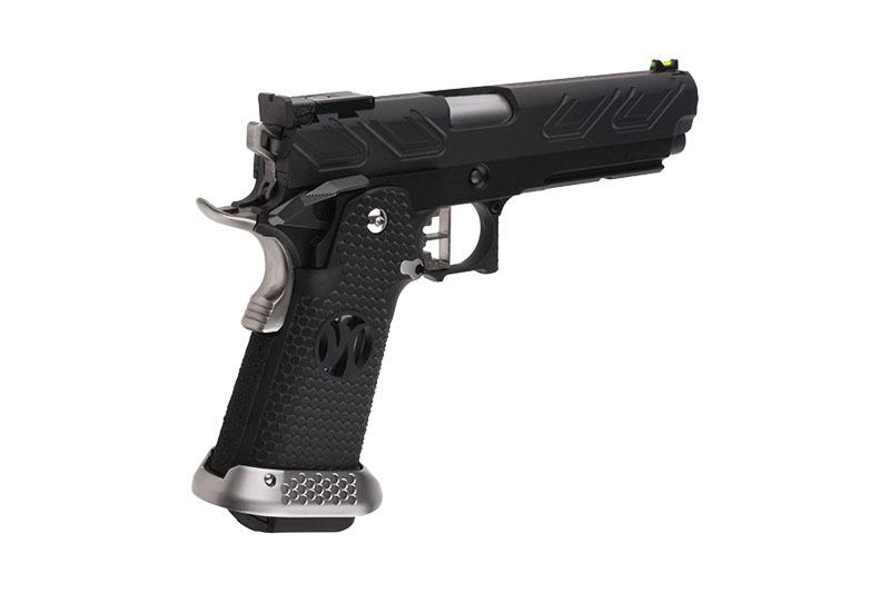 AW Custom HX2302 GBB pistooli, metallinen - musta