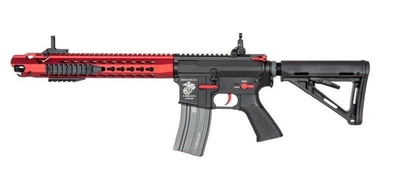 Specna Arms M4 KeyMod SA-B141 ONE, metallinen, Red Edition
