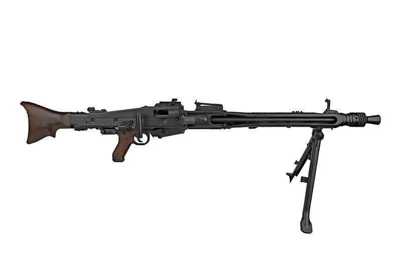 AGM MG42 AEG konekivääri, metallinen puuosilla