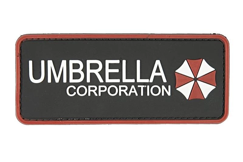 Umbrella Corporation- velkromerkki, 3D, värillinen