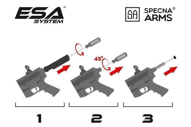 Specna Arms SA-E09 EDGE sähköase - musta