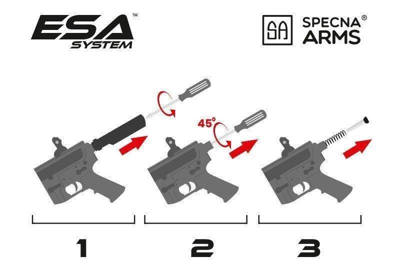 Specna Arms M933 RRA SA-E02 EDGE ASTER V2 Custom, hiekka