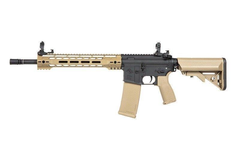 Specna Arms M4 M-LOK RRA SA-E14 EDGE ASTER V2 Custom, musta/hiekka