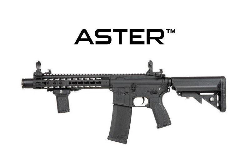 Specna Arms M4 KeyMod RRA SA-E07 EDGE ASTER V2 CUSTOM, musta