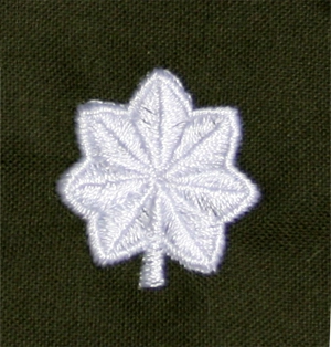 US Army arvomerkki, kangas - Lt.Colonel, värillinen