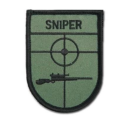 101 INC Sniper velkromerkki - vihreä