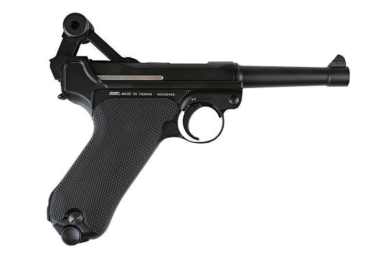 KWC Luger P08 BlowBack CO2 pistooli, metallinen - musta