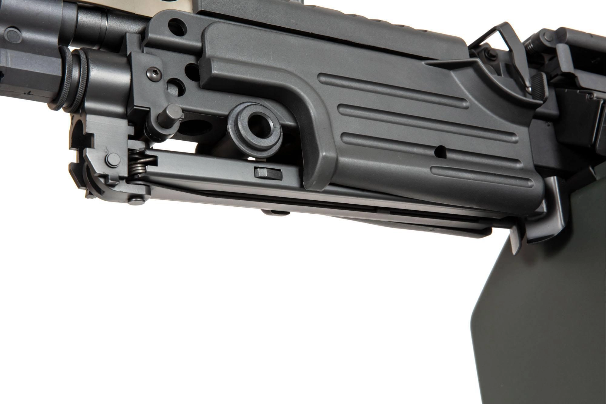 Specna Arms M249 SA-249 PARA CORE AEG konekivääri - musta