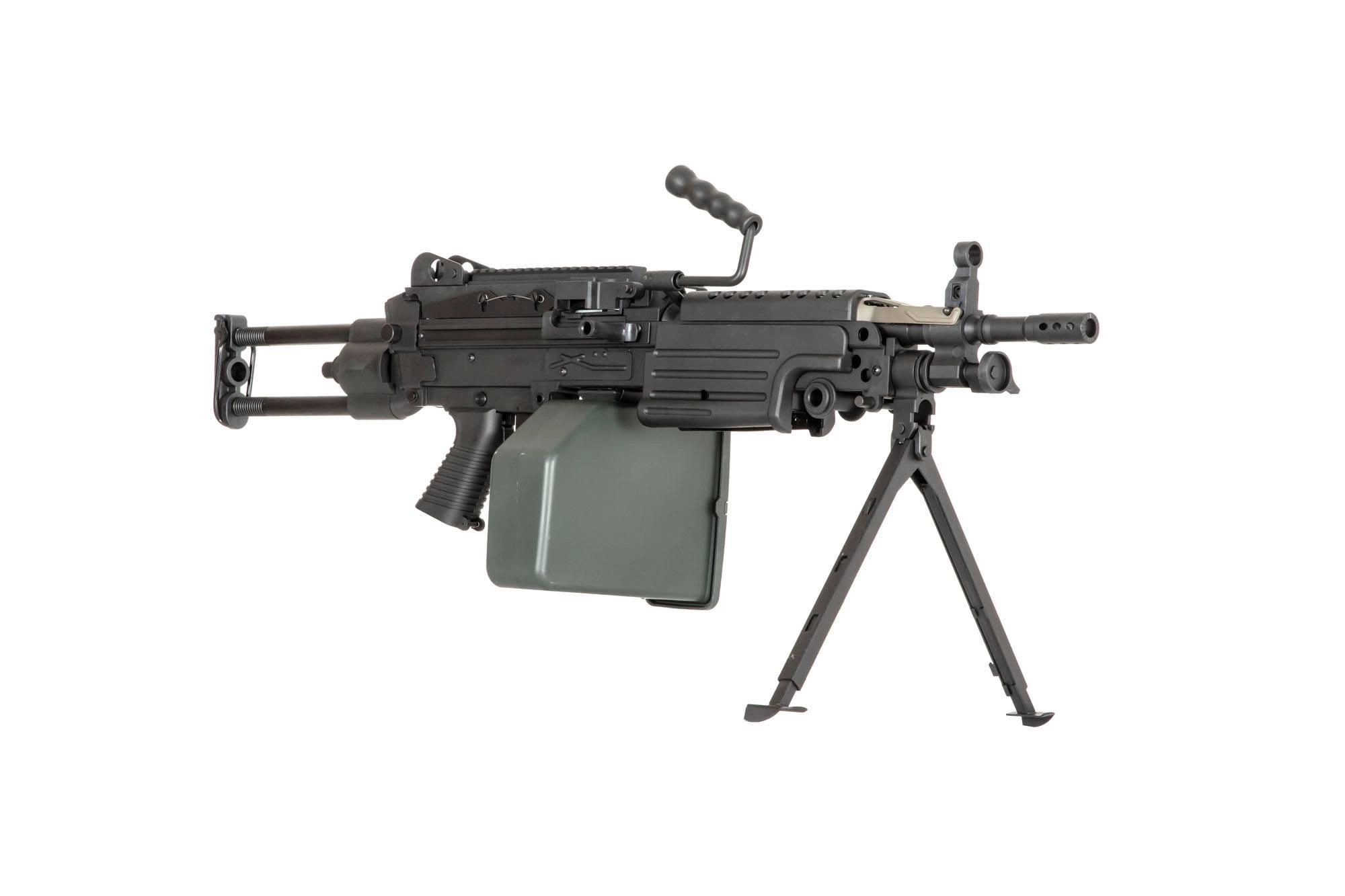 Specna Arms M249 SA-249 PARA CORE AEG konekivääri - musta