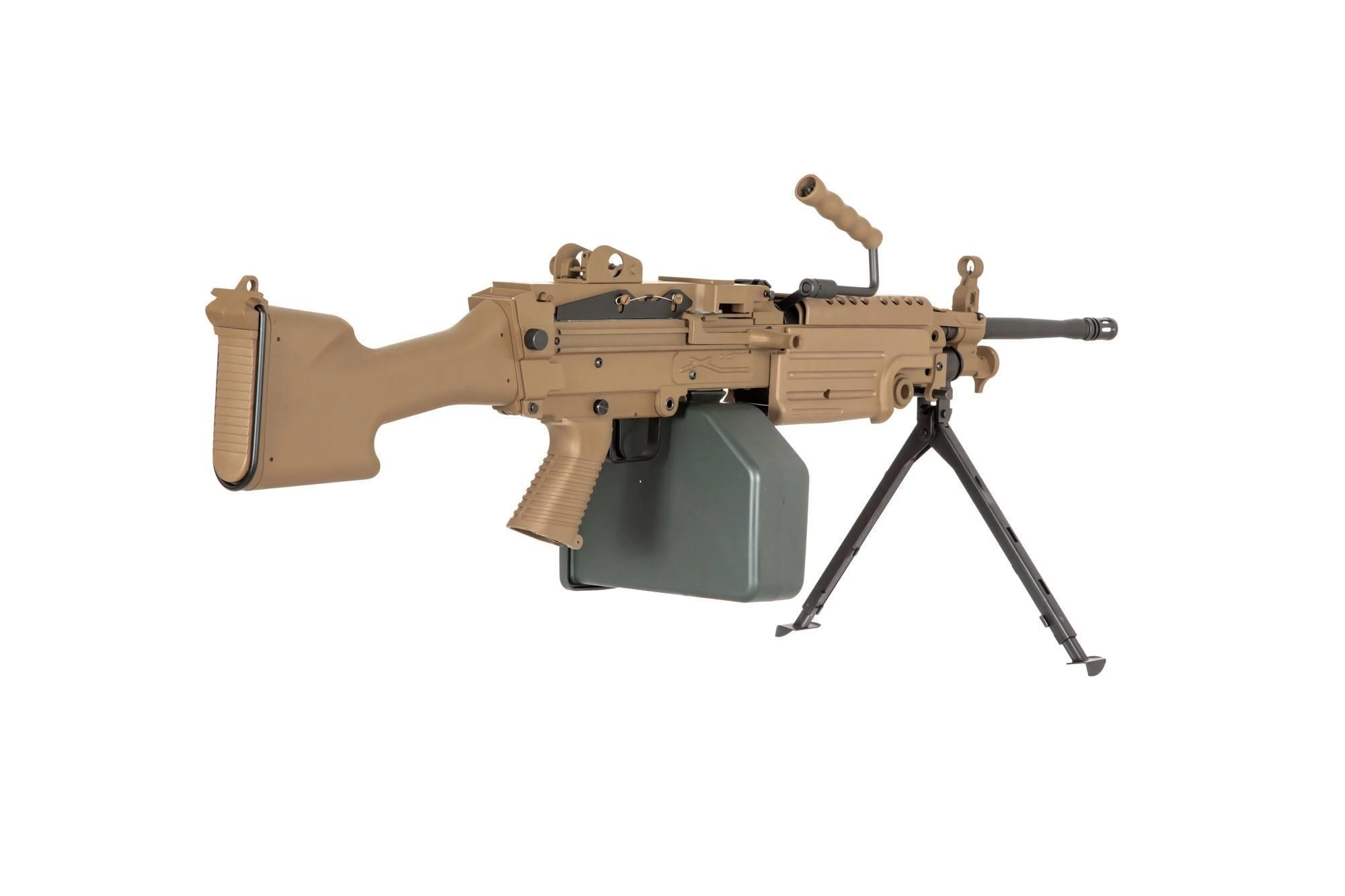 Specna Arms M249 SA-249 MK2 CORE AEG konekivääri - TAN