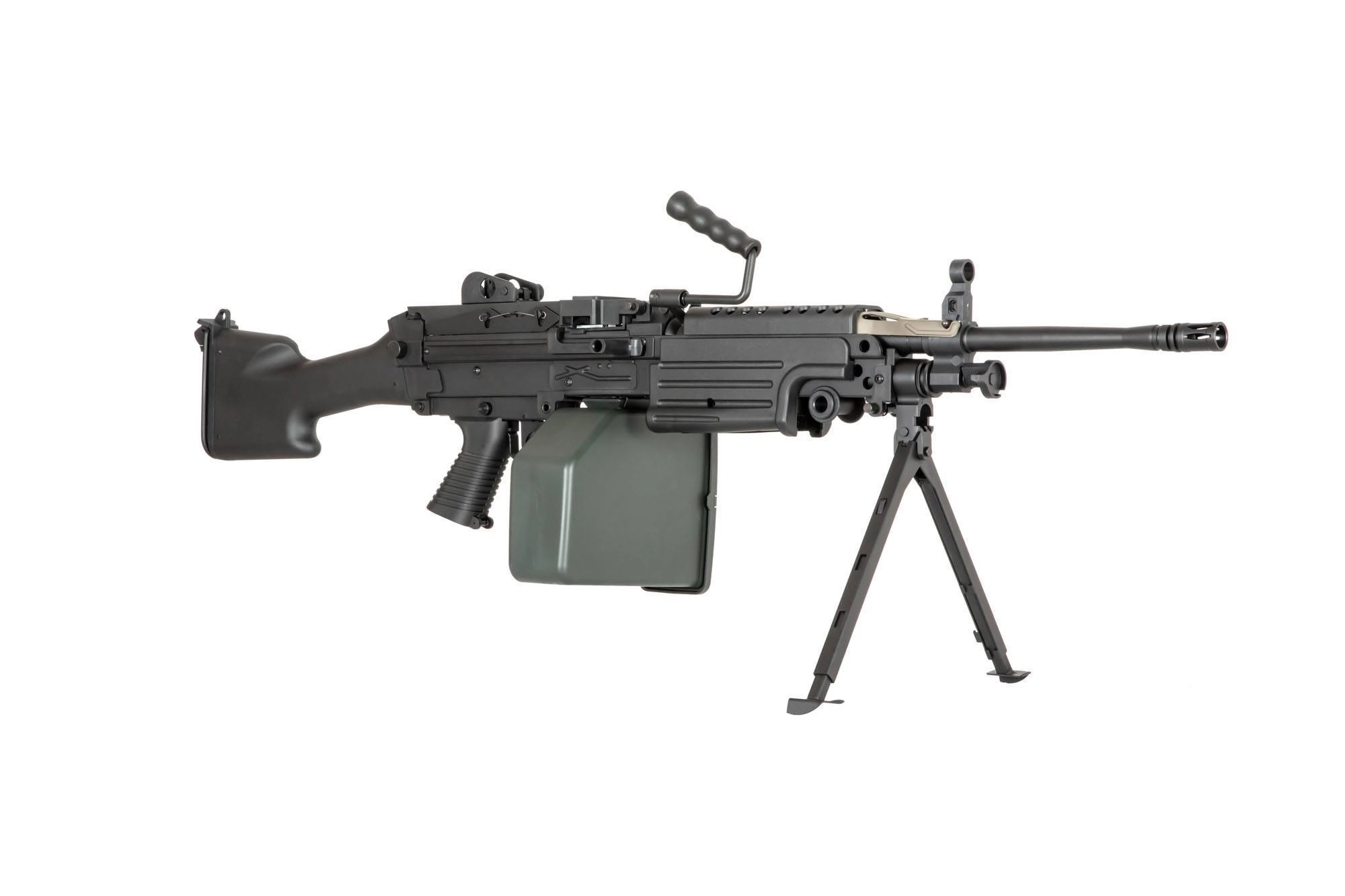 Specna Arms M249 SA-249 MK2 CORE AEG konekivääri - musta