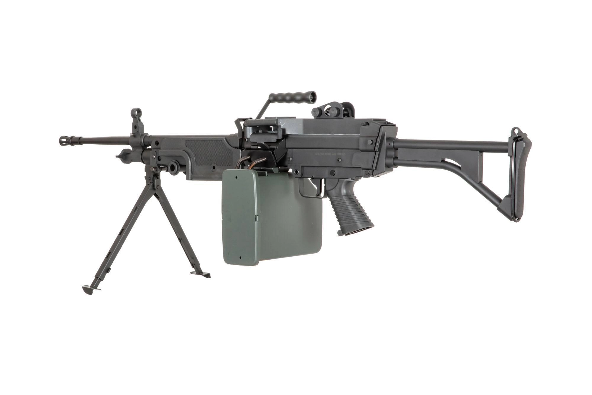 Specna Arms M249 SA-249 MK1 CORE AEG konekivääri - musta