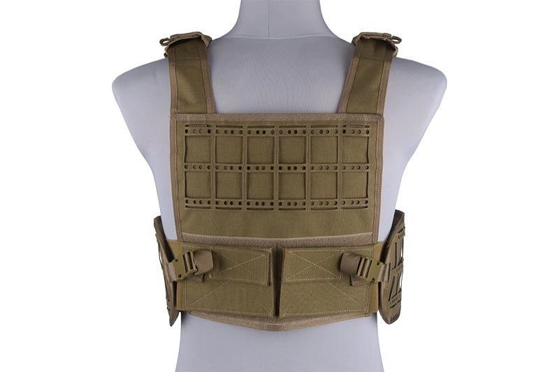 Primal Gear Light Laser-Cut Tactical Vest - hiekka