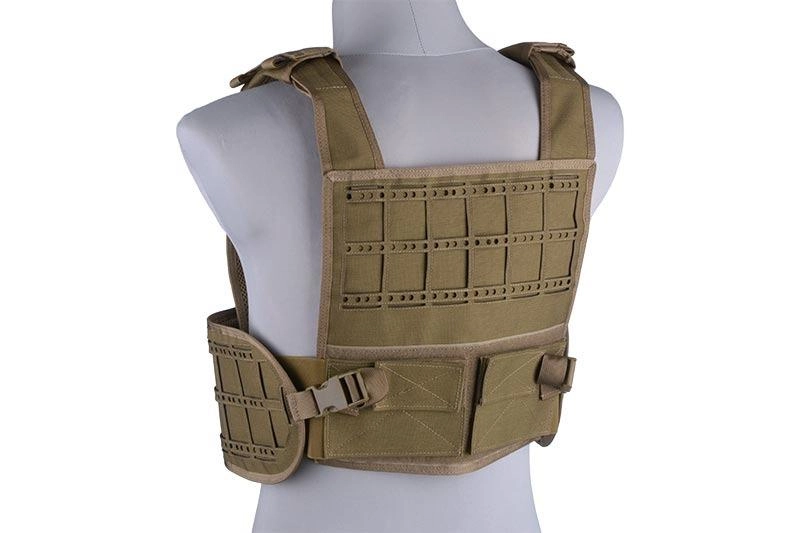 Primal Gear Light Laser-Cut Tactical Vest - hiekka