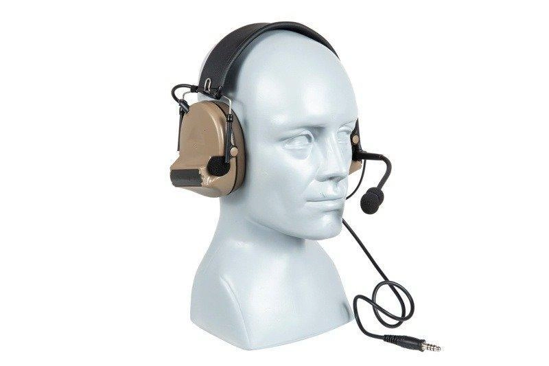Z-Tac Com II headset mikrofonilla - dark earth