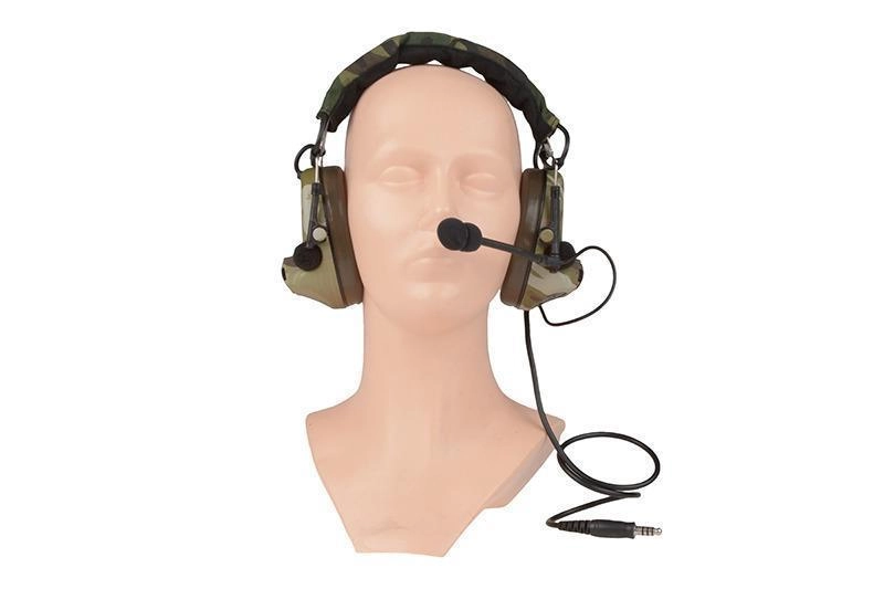 Z-Tac Com II headset mikrofonilla - multicam