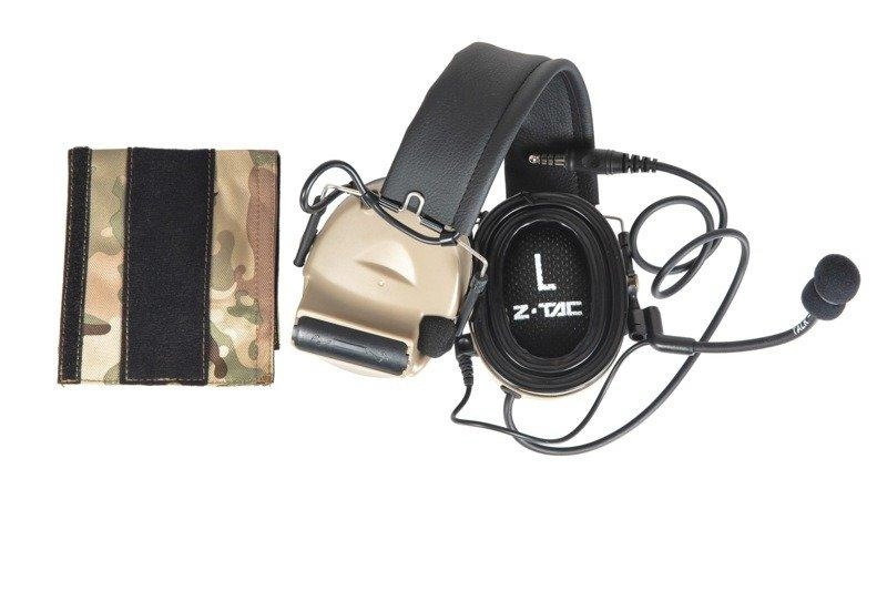 Z-Tac Com II headset mikrofonilla - dark earth / MC