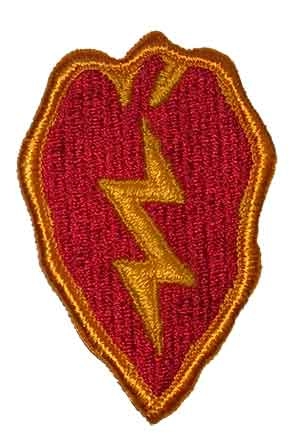 US Army joukko-osastomerkki, 25th Infantry Division, värillinen