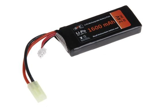 GFC Energy 7.4V 1600mAh 20/40C LiPo, pack - mini-liitin