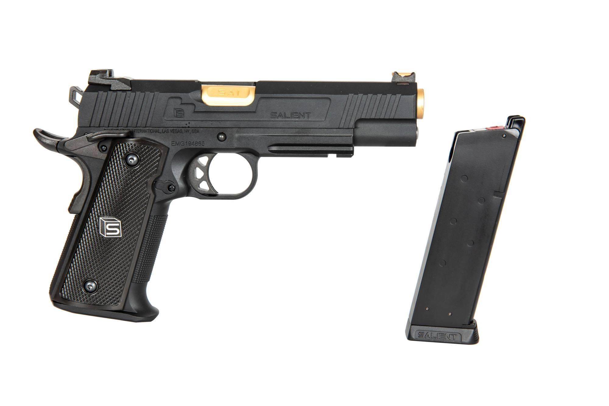 EMG / SAI RED 1911 BlowBack pistooli, metallinen - musta