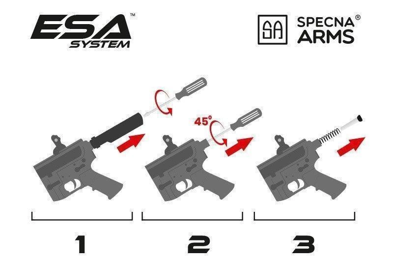 Specna Arms SA-C22 CORE sähköase - Chaos Bronze