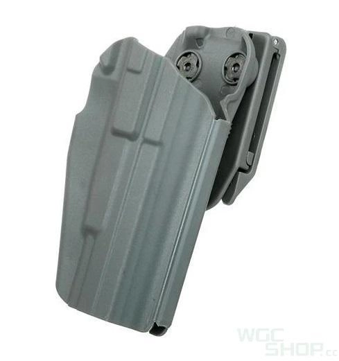 Wosport Common Compact pistoolikotelo, eri asemalleille (CZ / Glock / FN / H&K), harmaa