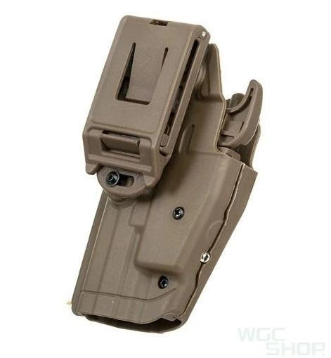 Wosport Common Compact pistoolikotelo, eri asemalleille (CZ / Glock / FN / H&K), ruskea