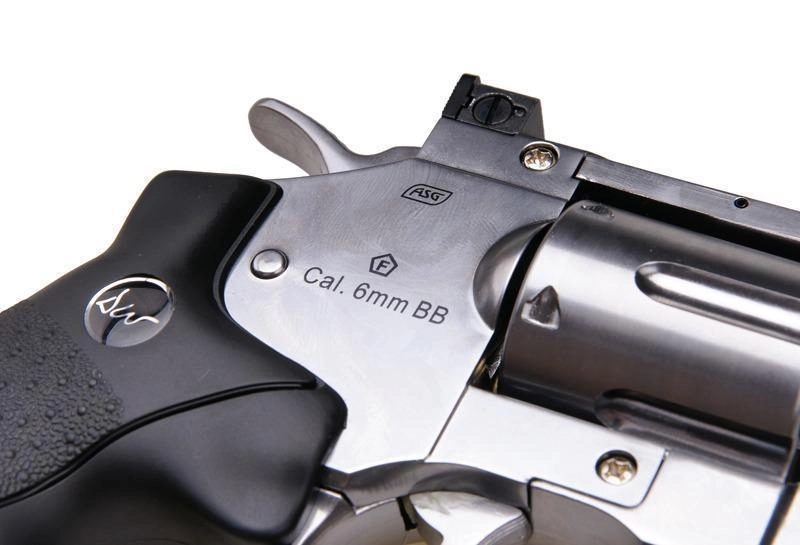 ASG 4" Dan Wesson CO2 revolveri, metallinen - kromi
