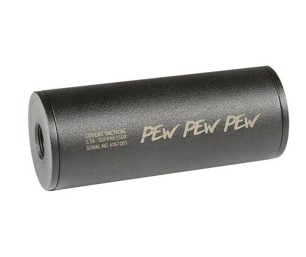 AE Covert Tactical PRO "Pew Pew Pew" äänenvaimennin - 40 x 100 mm