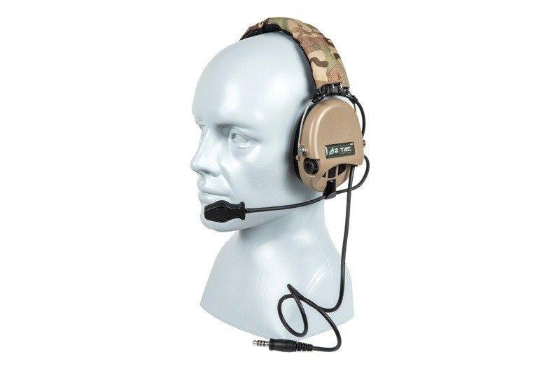 Z-Tac zSor headset mikrofonilla - DE / multicam