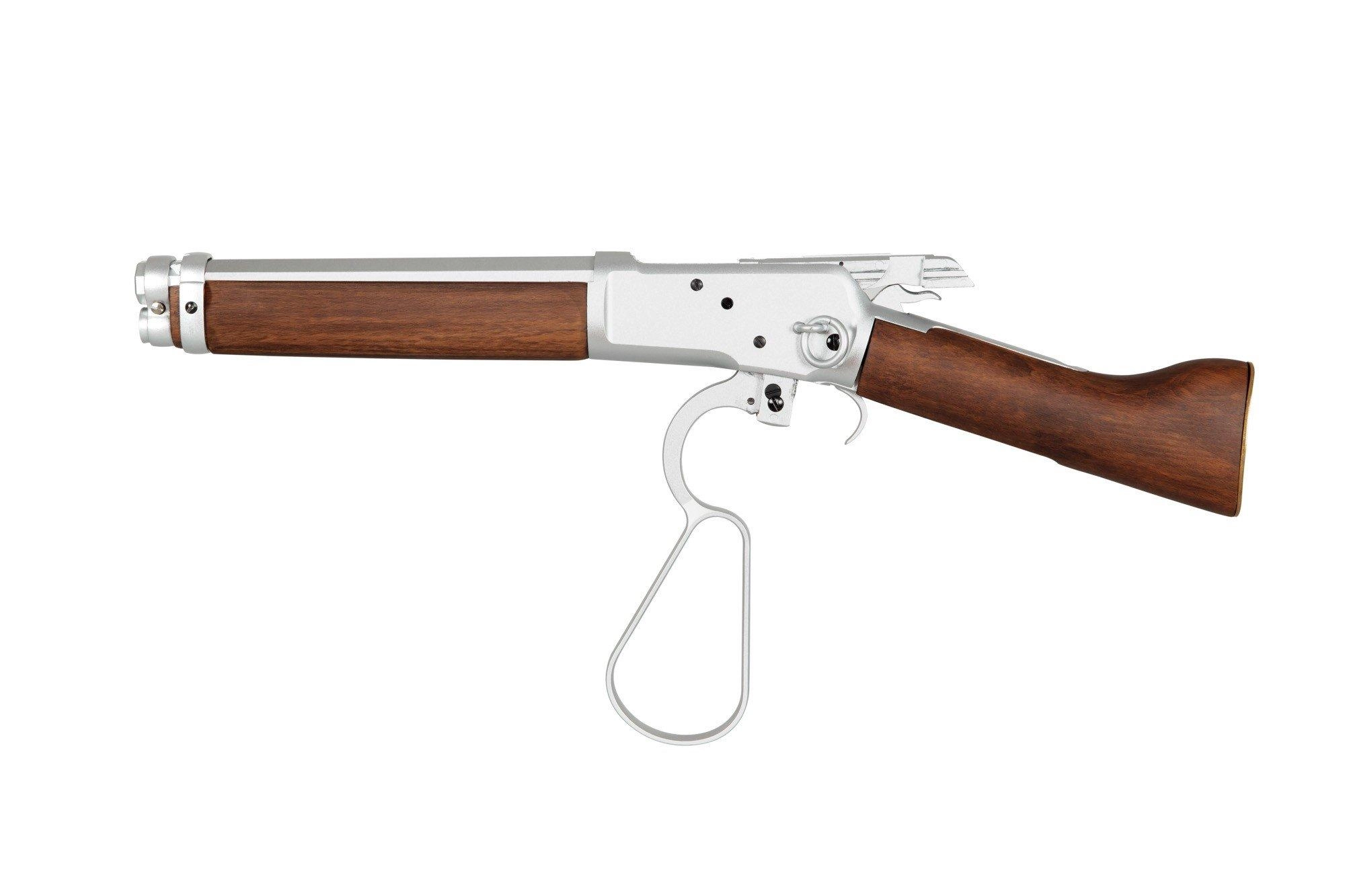 A&K Winchester M1873 kaasukivääri, metallia ja puuta - hopea
