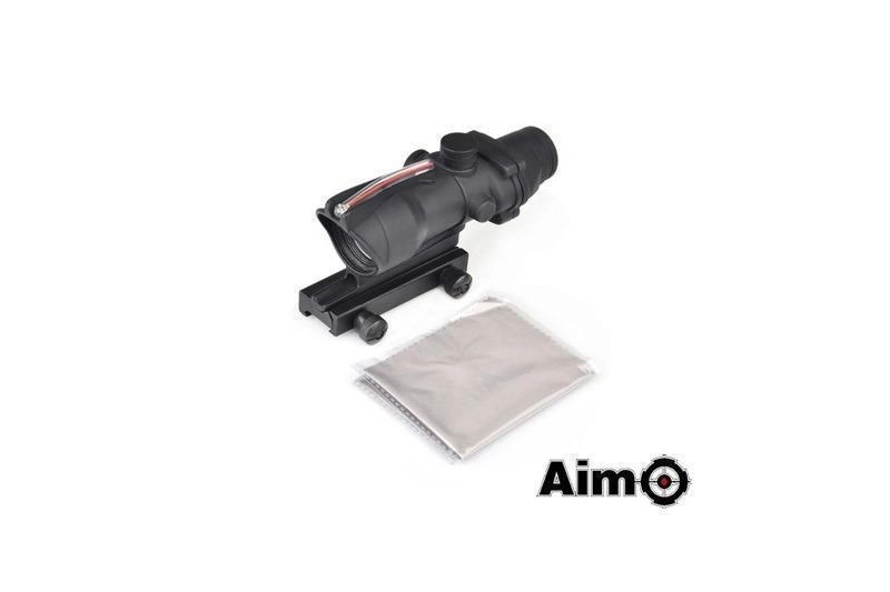 AIM-O ACOG 4x32C tähtäin kuituoptiikalla - musta