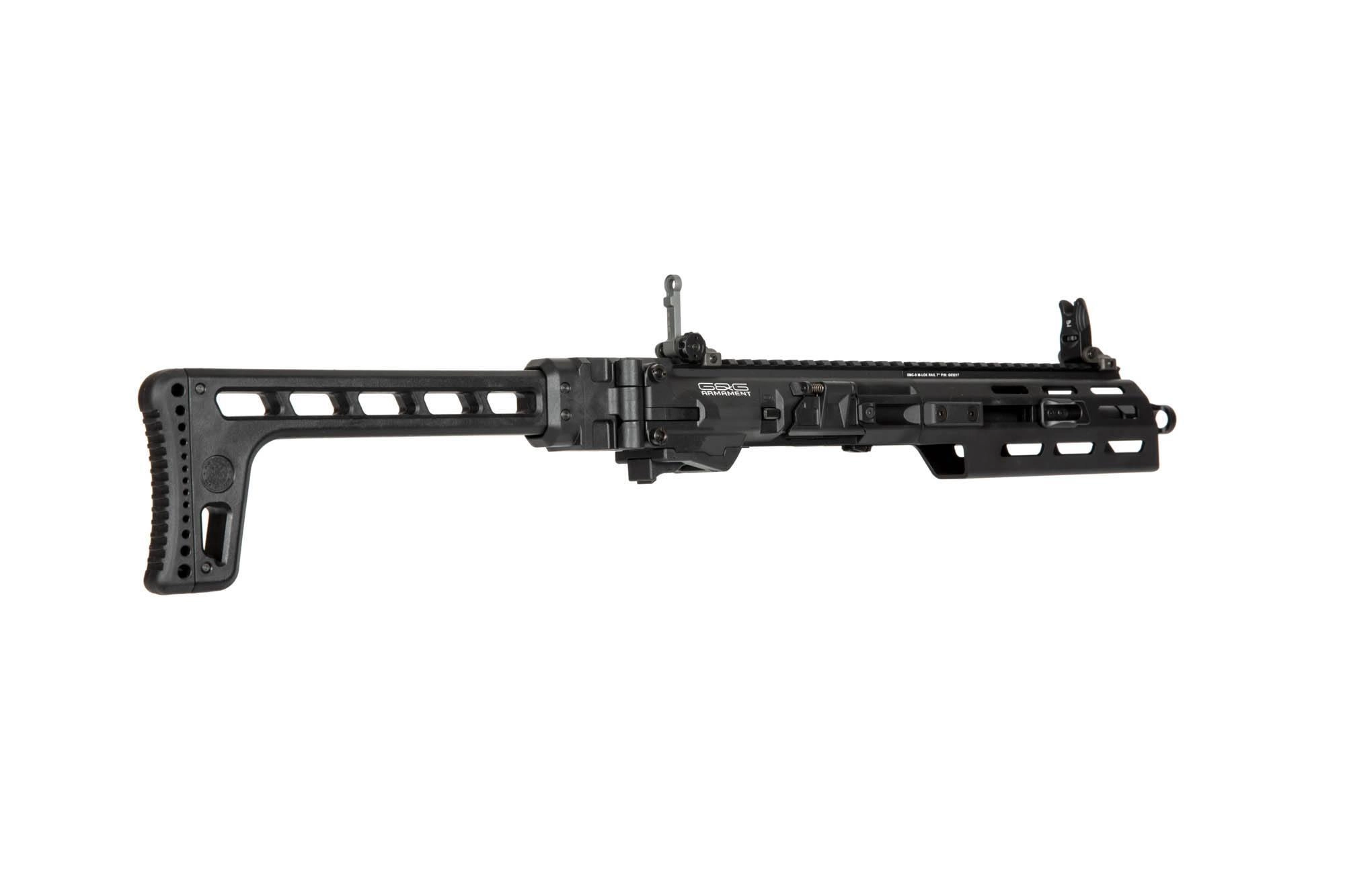 G&G SMC-9 karbiinikonversiokitti GTP9 pistoolille - musta