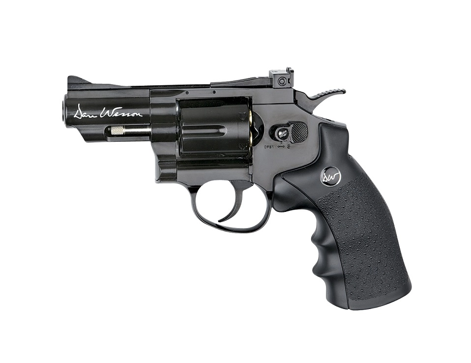 ASG Dan Wesson revolveri, metallinen (2.5 inch), musta, CO2