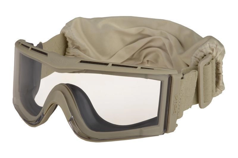 Bolle X810 Tactical ballistiset suojalasit, hiekka - kirkas linssi
