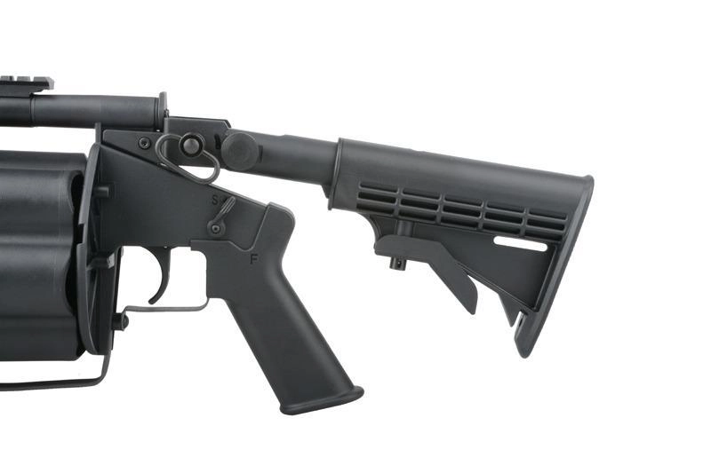 ICS MGL 40mm revolverikranaatinheitin (ICS-190) - musta