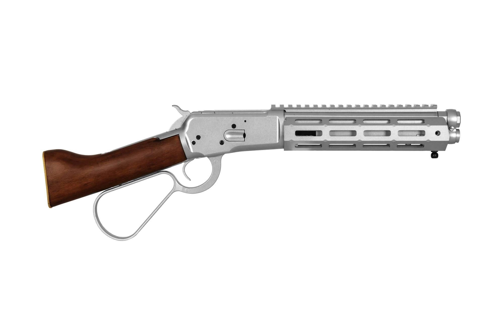 A&K Winchester 1873R kaasukivääri, metallia ja puuta - hopea