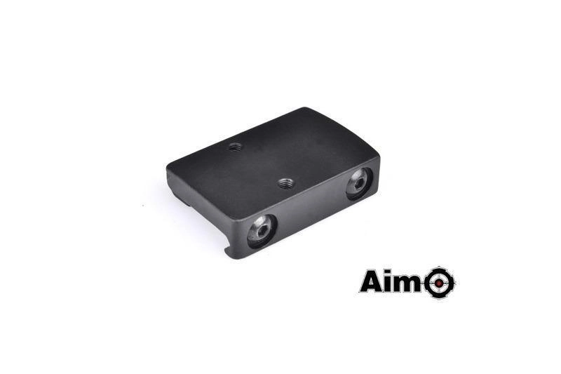AIM-O ACOG 4x32 kiikaritähtäin kuituoptiikalla + RMR - musta