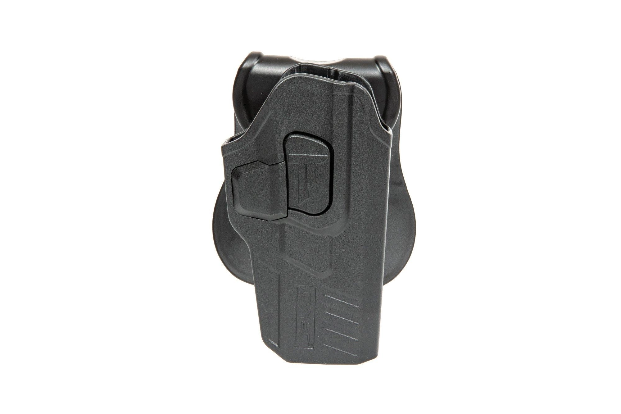 Cytac R-Defender Glock 17/22/31 pistoolikotelo, paddle - musta