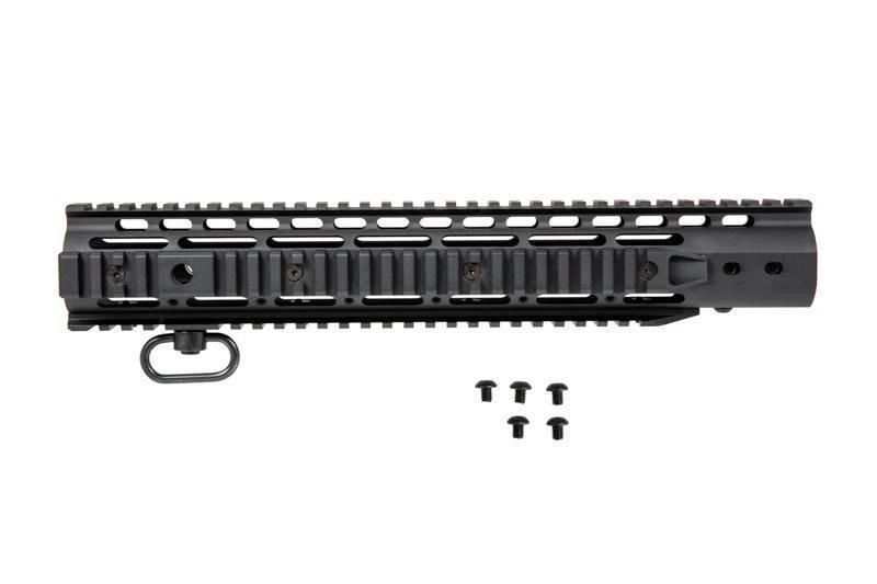 Specna Arms 13.5" KeyMod M4/AR15 etupää + kiskot - musta