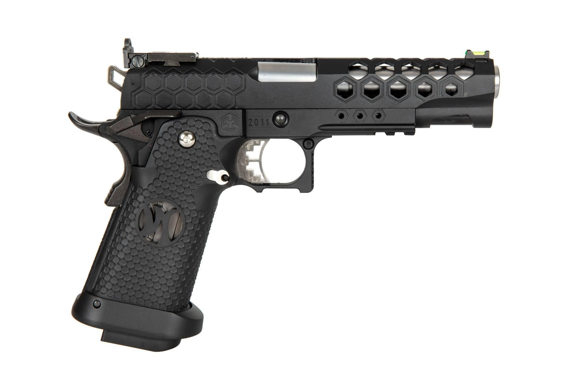 AW Custom HX2502 GBB pistooli, metallinen